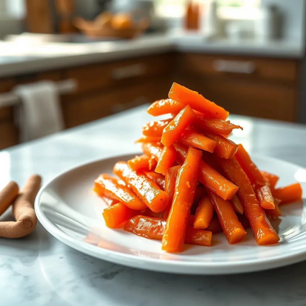 Candied Ginger Carrots recipe