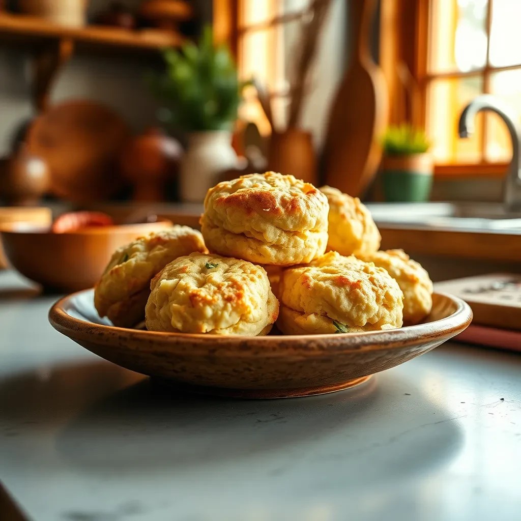 Cheddar Garlic Biscuits Delight recipe