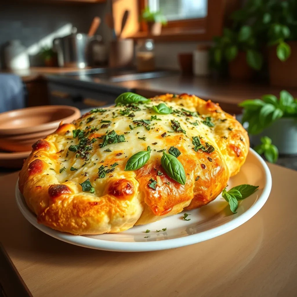 Cheesy Basil Bread recipe