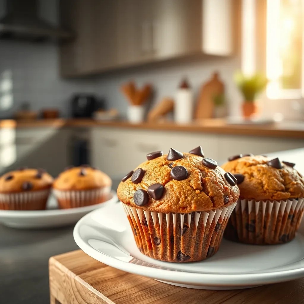 Chocolate Chip Carrot Muffins recipe