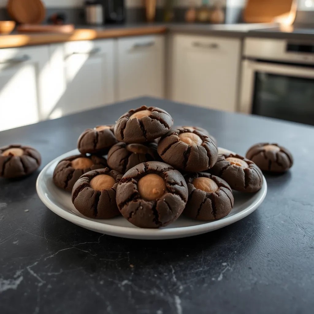 Chocolate Marzipan Cookies recipe