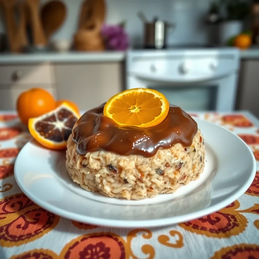 Chocolate Orange Rice Pudding Delight recipe