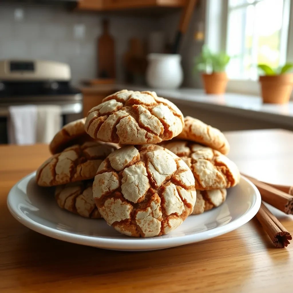 Cinnamon Crinkle Cookies recipe