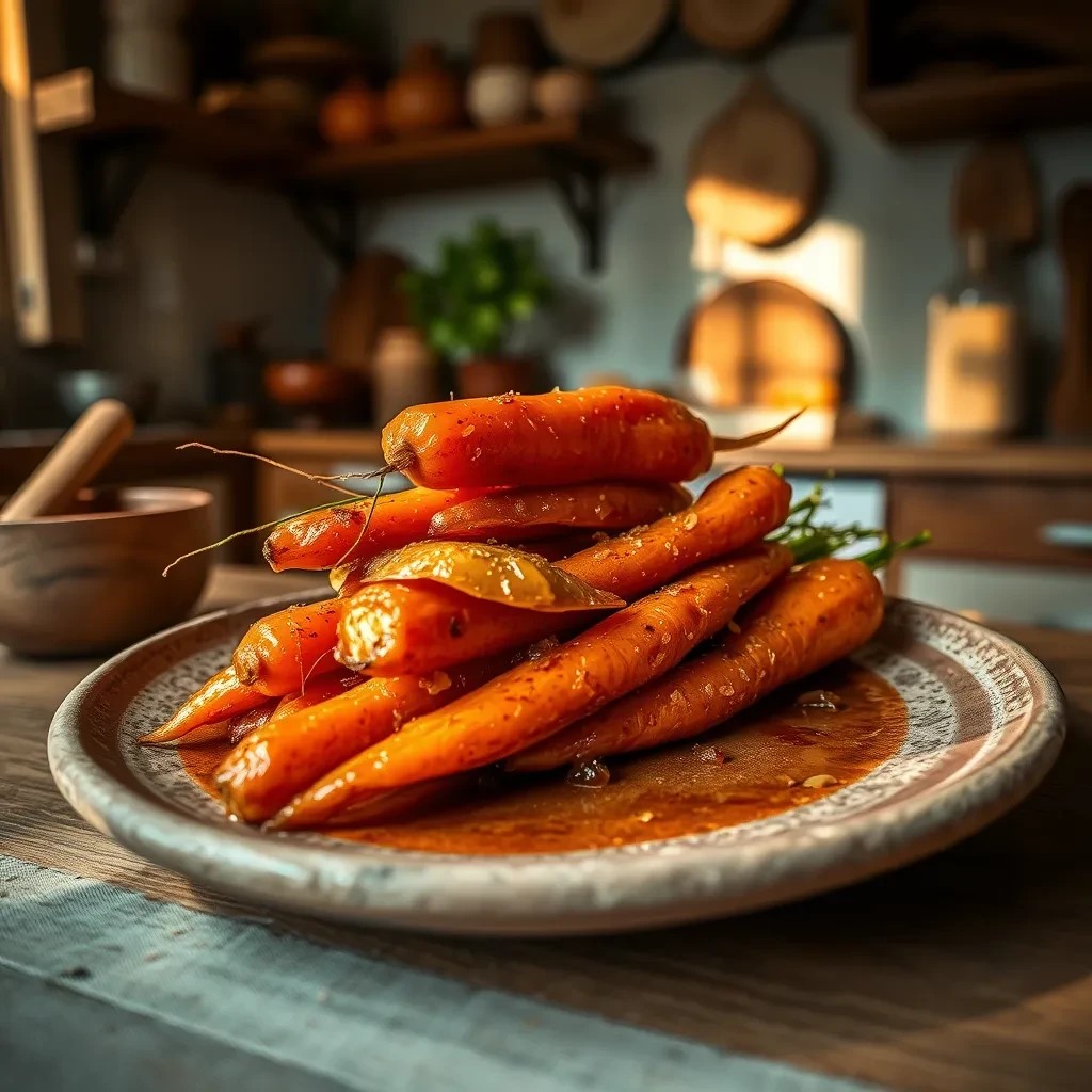 Cinnamon-Orange Glazed Carrots recipe