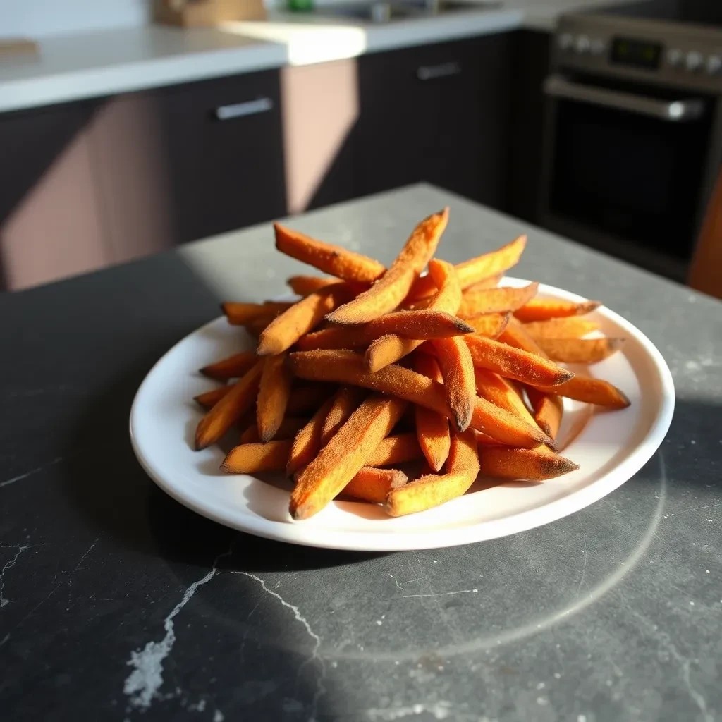 Cinnamon-Spiced Sweet Potato Fries recipe