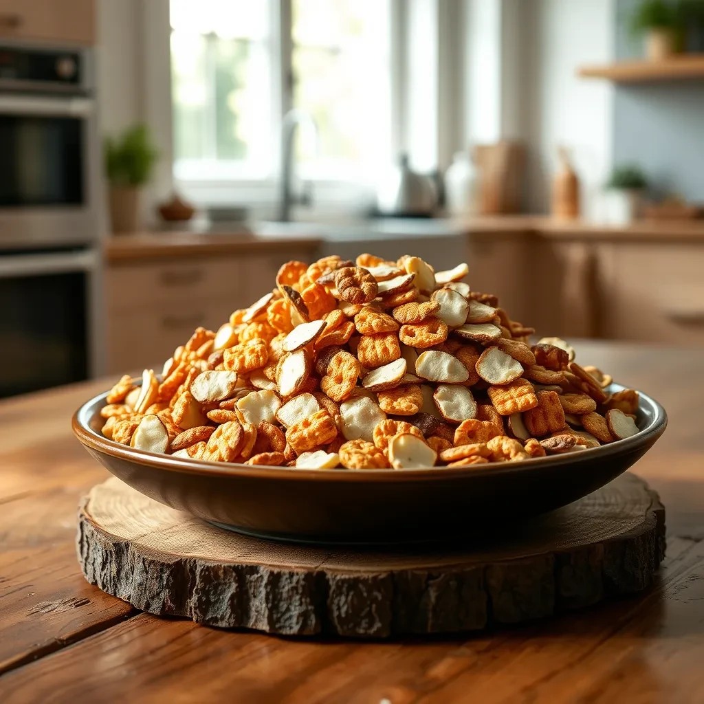 Coconut Almond Chex Mix recipe