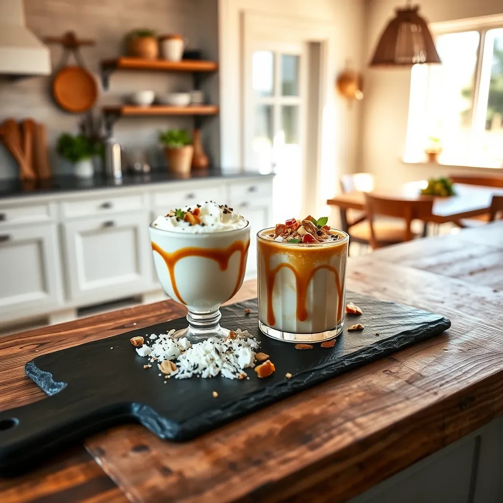 Coconut Caramel Frappe recipe