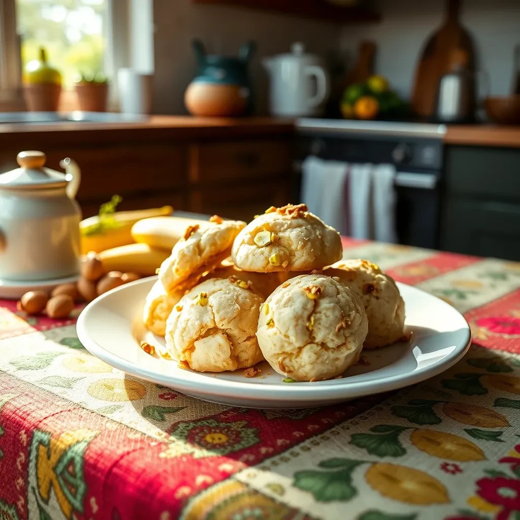 Coconut Pistachio Cookies Delight recipe