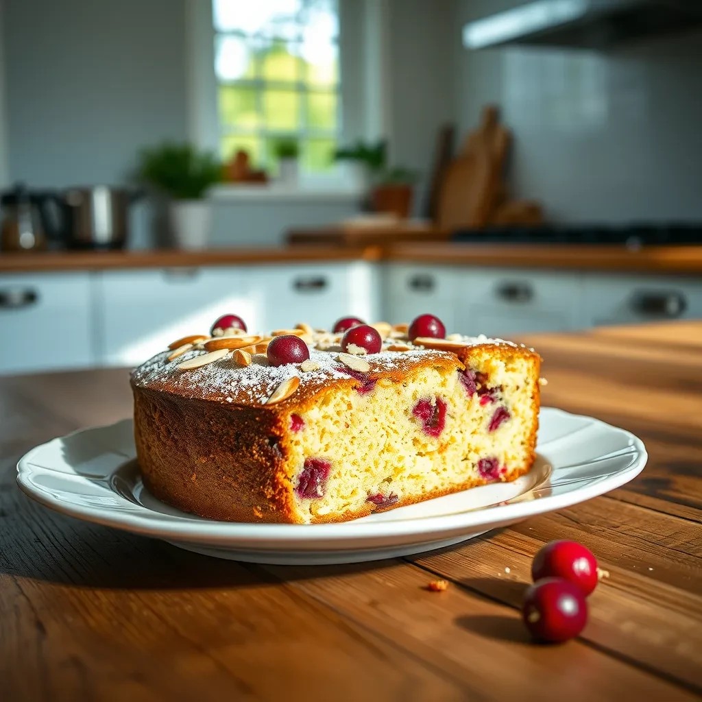 Cranberry Almond Coffee Cake recipe