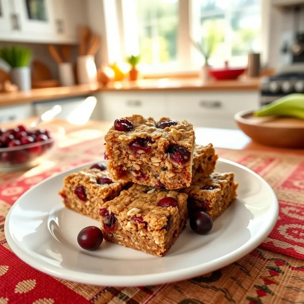 Cranberry Oat Bars recipe