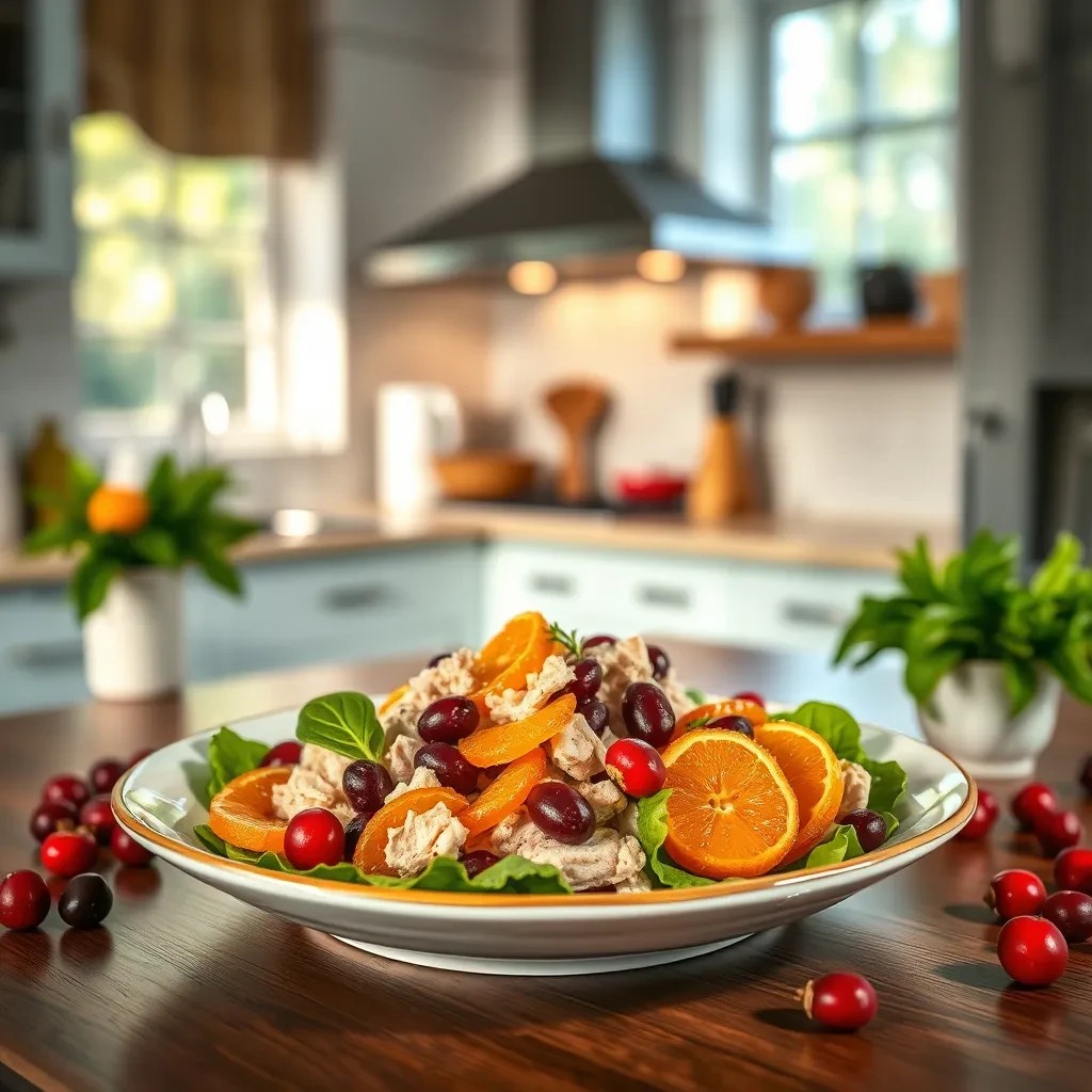 Cranberry Orange Turkey Salad recipe