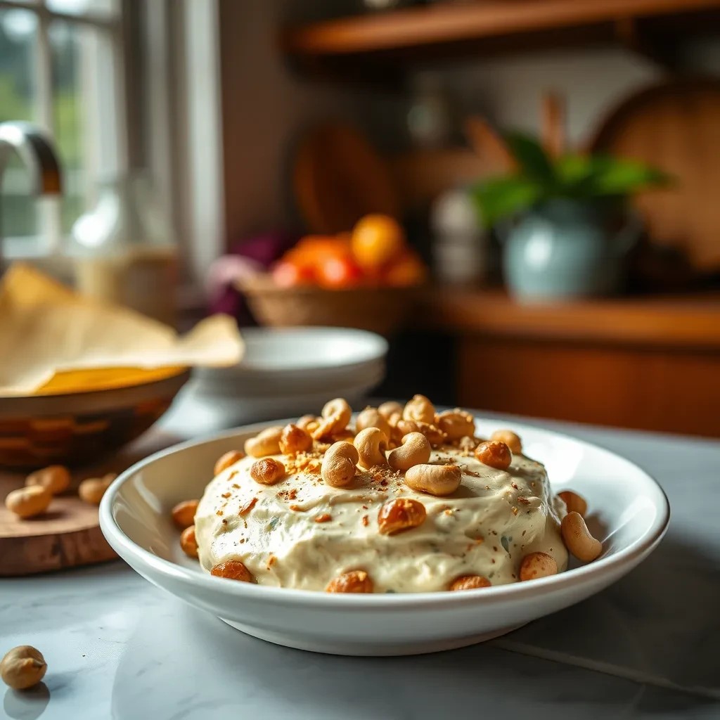 Creamy Cashew Nut Cheese recipe