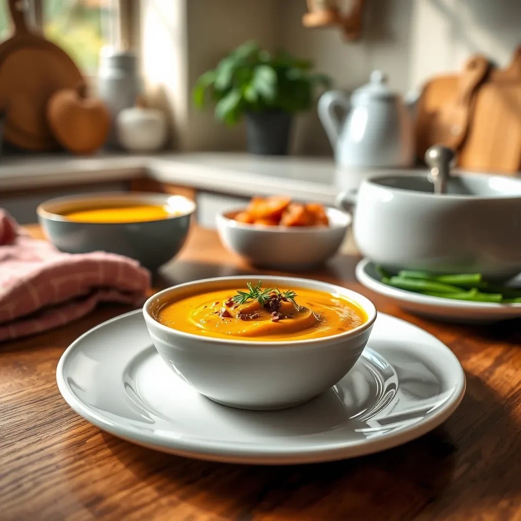 Creamy Curried Sweet Potato Soup recipe