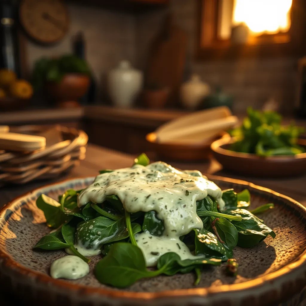 Creamy Spinach Salad Dressing recipe