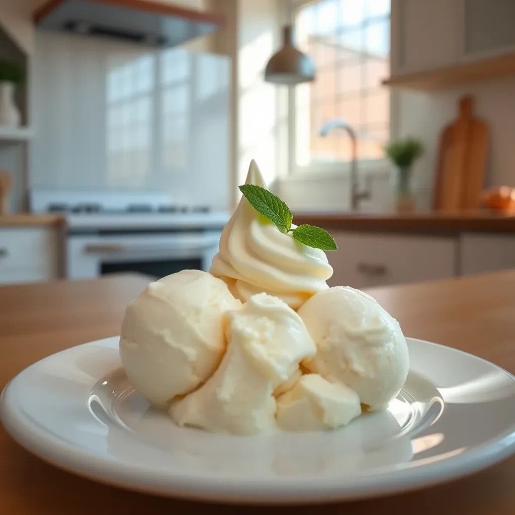 Creamy Sweet Vanilla Ice Cream recipe