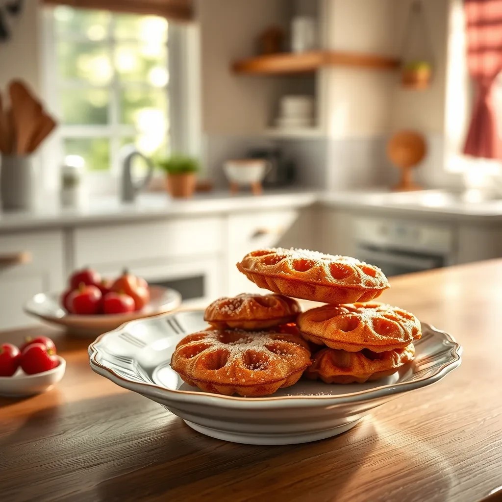 Crispy Funnel Cakes recipe