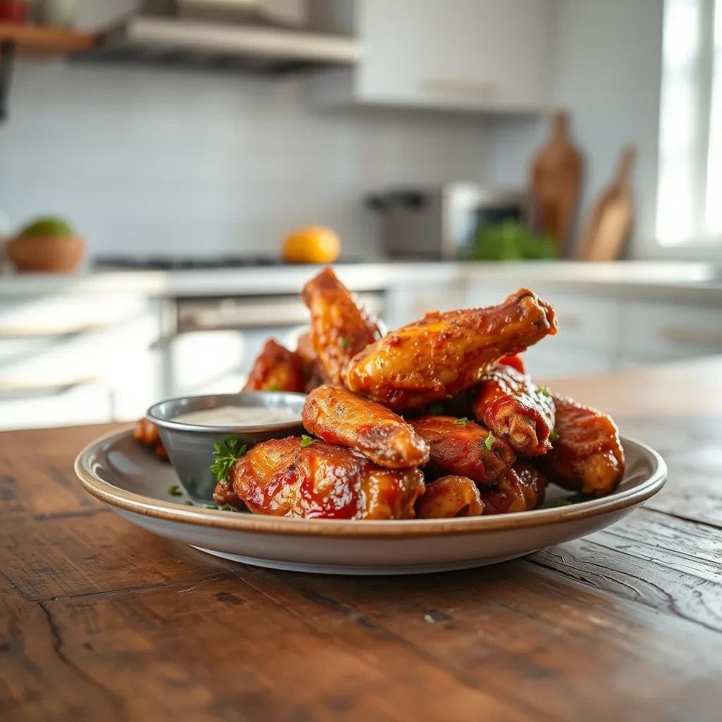 Crispy Smoked Chicken Wings Delight recipe