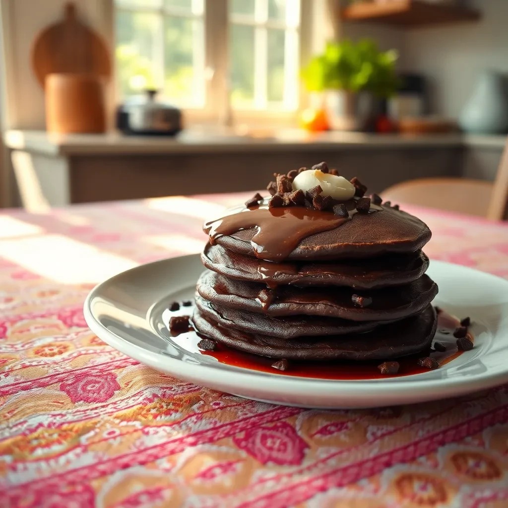 Indulgent Chocolate Pancakes recipe