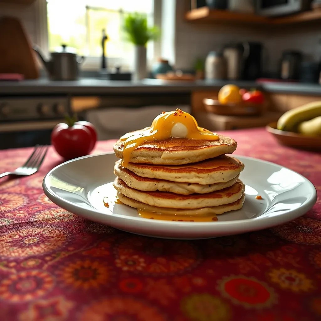 Decadent Creme Brulee Pancakes recipe