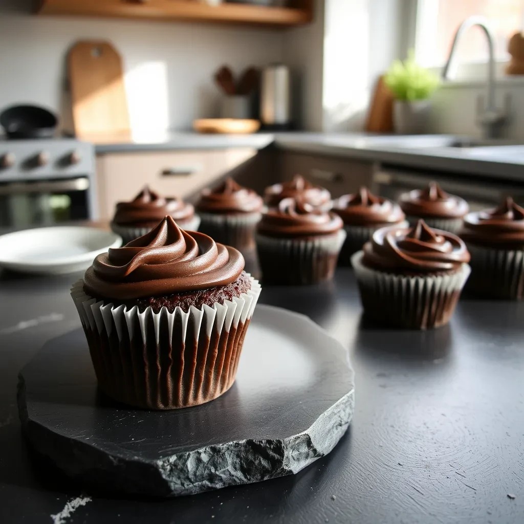 Decadent Flourless Chocolate Cupcakes recipe