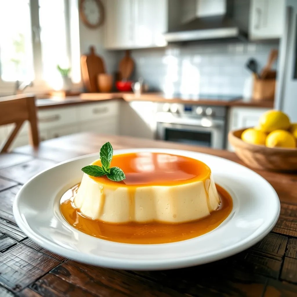 Decadent White Chocolate Flan recipe