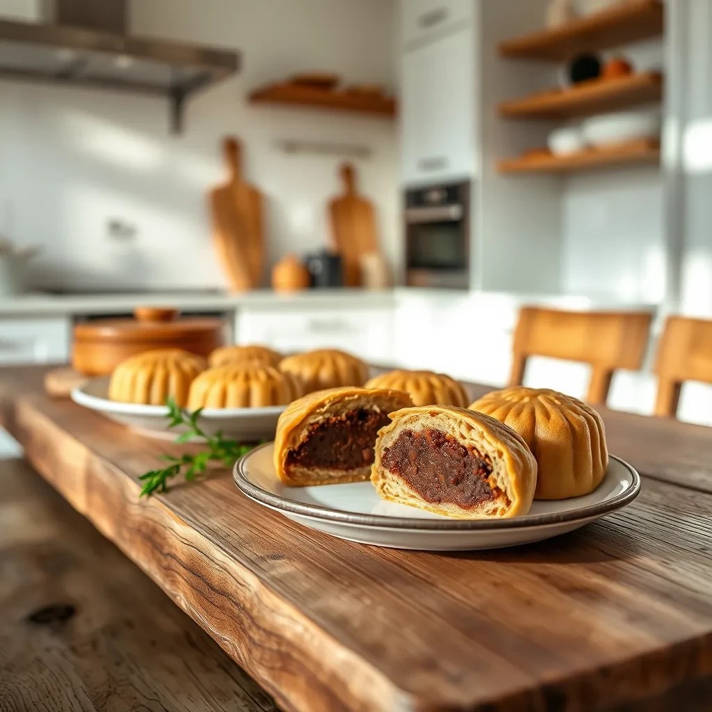 Delicious Adzuki Bean Mooncakes recipe