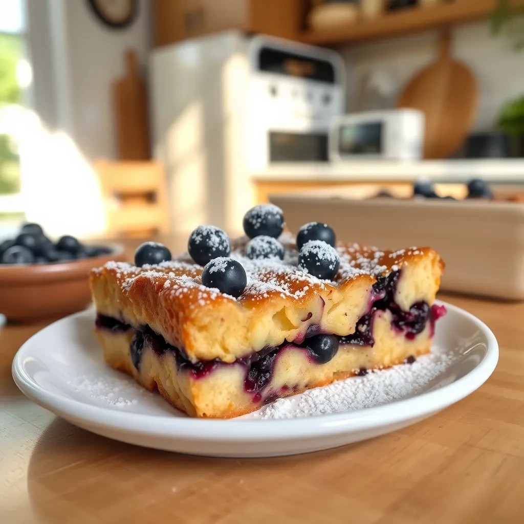 Delicious Blueberry French Toast Bake recipe