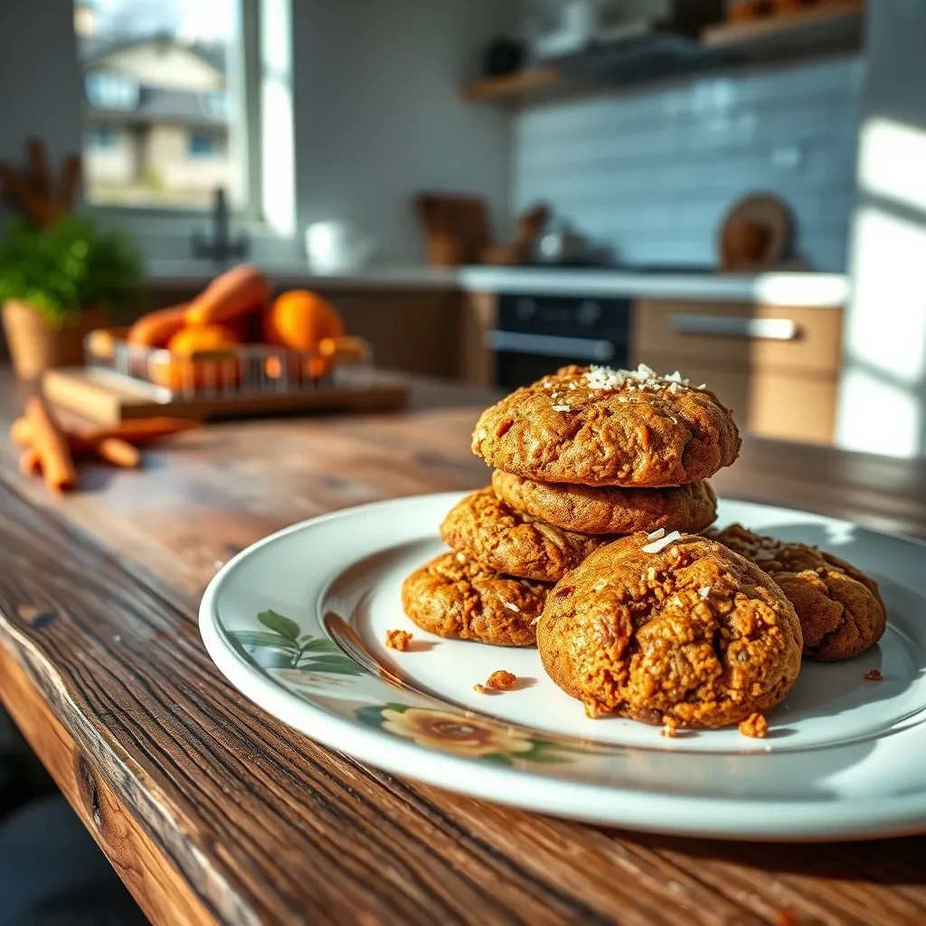 Delicious Carrot Coconut Cookies recipe