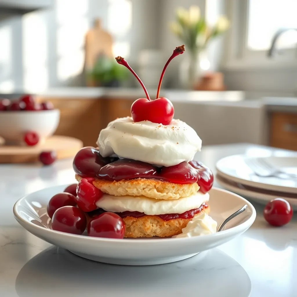 Delicious Cherry Shortcake Delight recipe