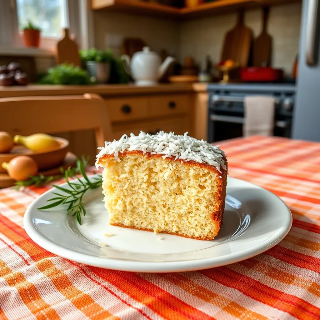 Delicious Coconut Easter Cake recipe