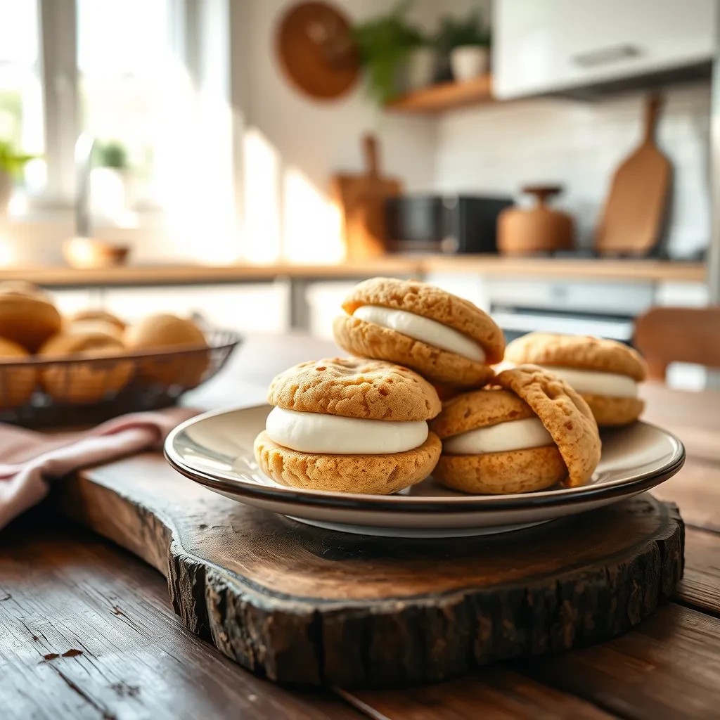 Delicious Cream-Filled Cookies recipe