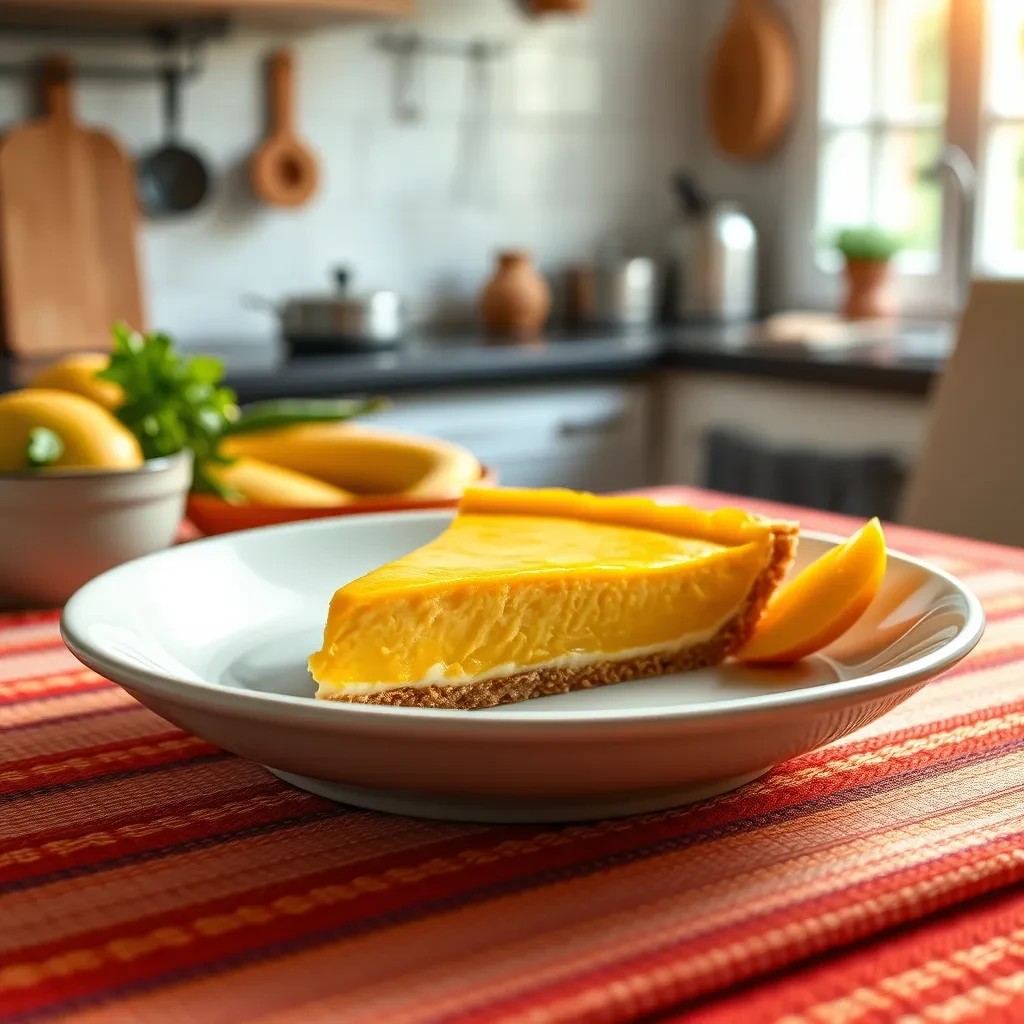 Delicious Mango Cream Pie recipe