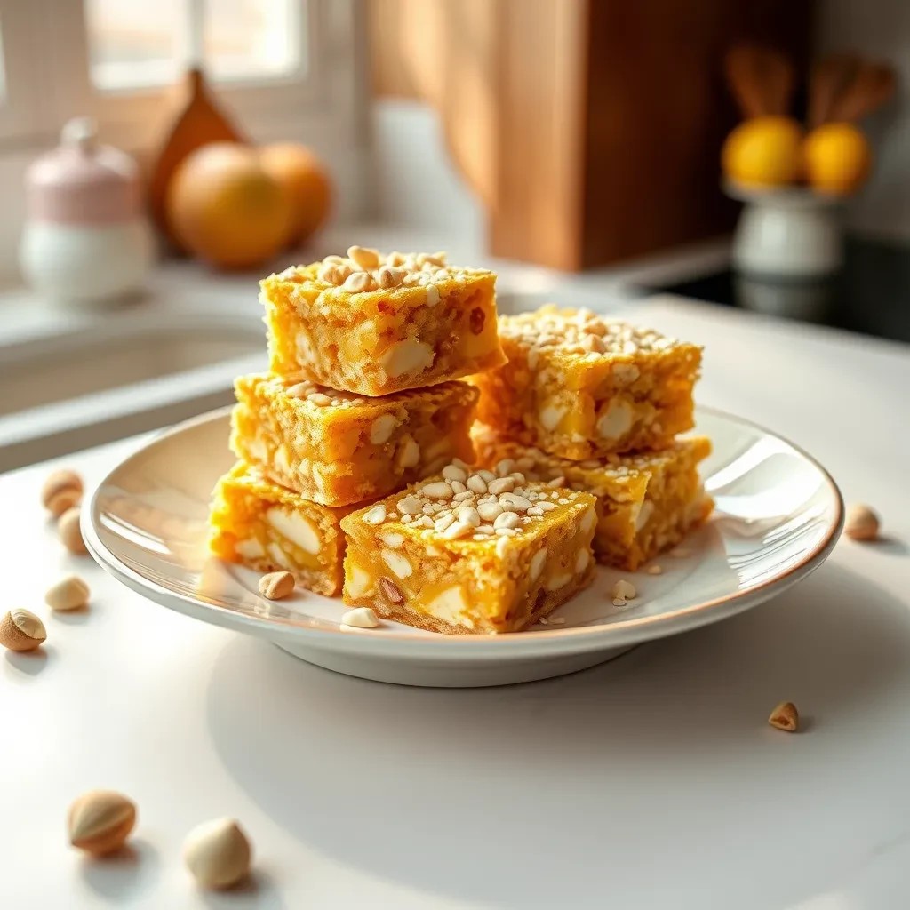 Delicious Mango Macadamia Bars recipe