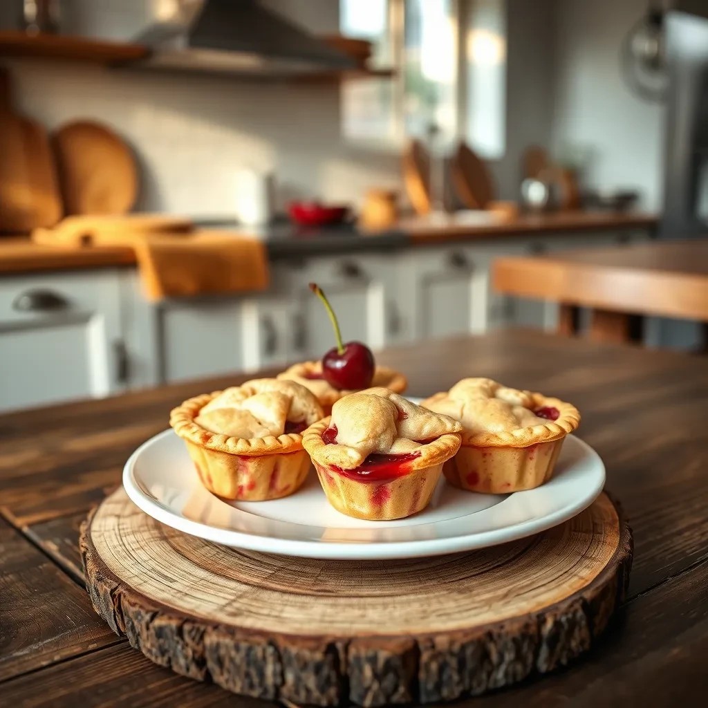 Delicious Mini Cherry Pies recipe