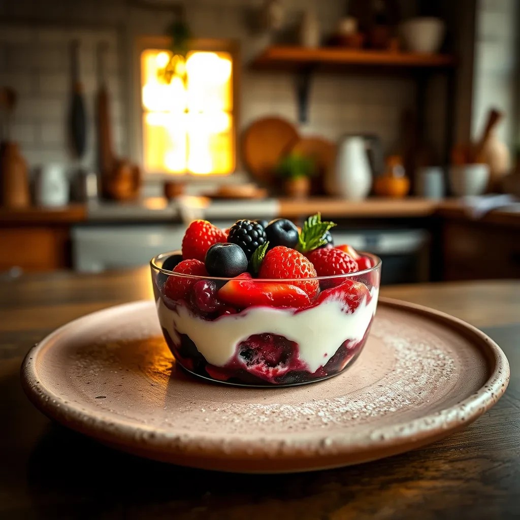 Delicious Mixed Berry Trifle Delight recipe