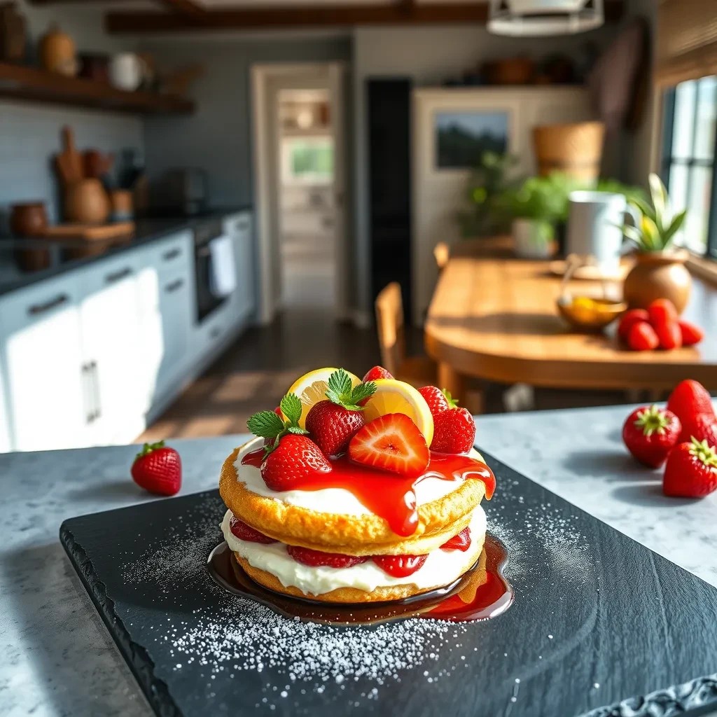 Delicious Strawberry Lemon Shortcake Delight recipe