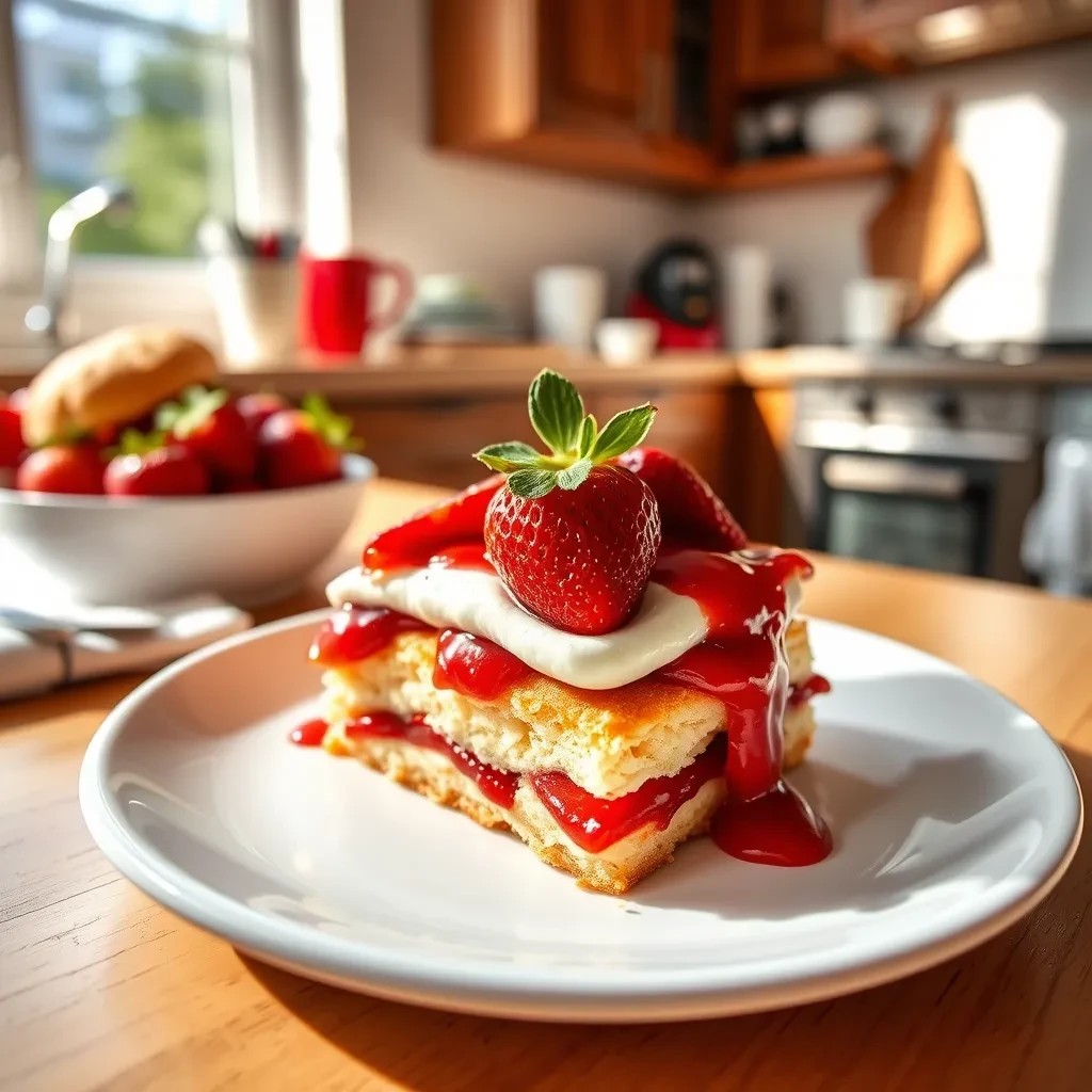 Delicious Strawberry Shortcake recipe