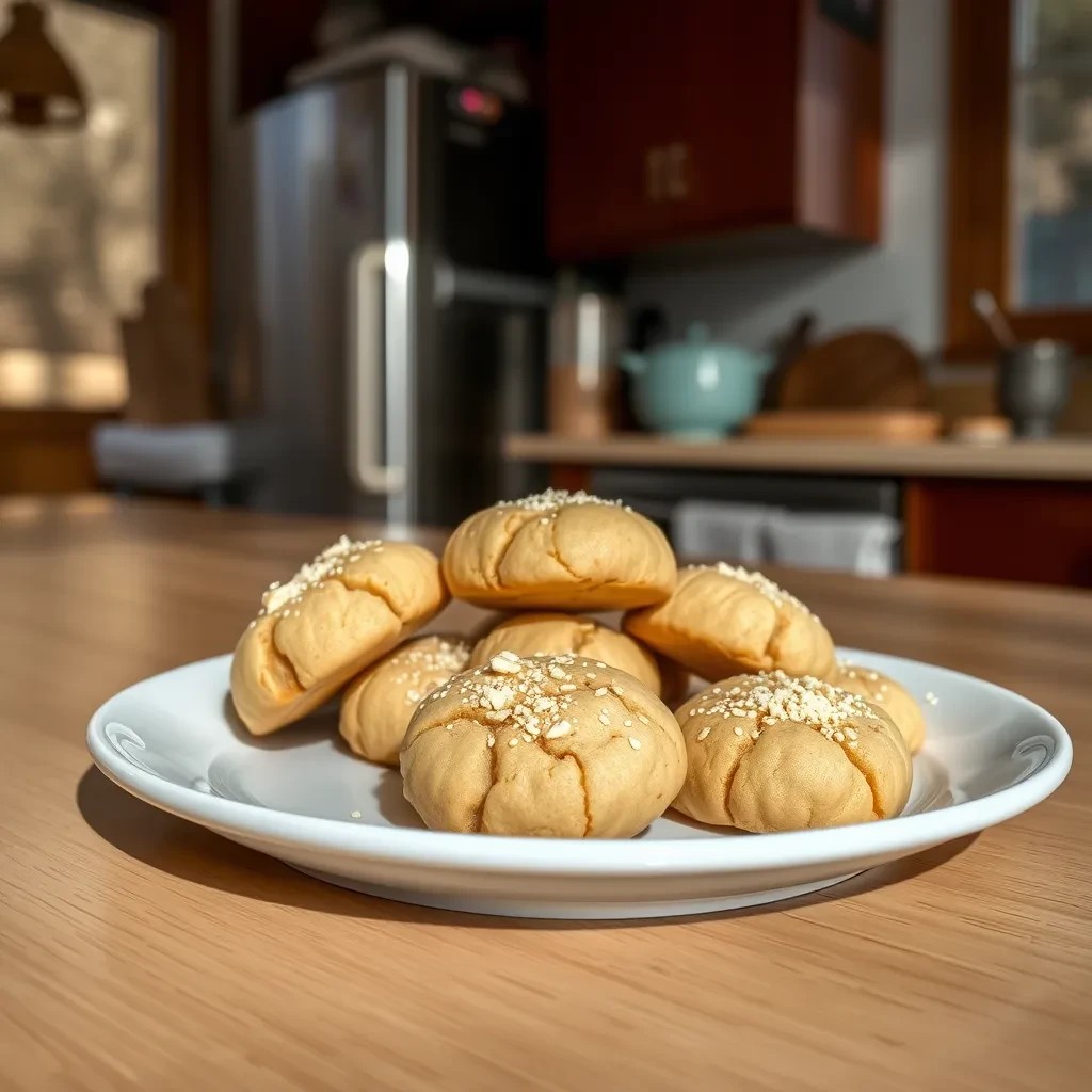 Delicious Tahini Butter Cookies recipe