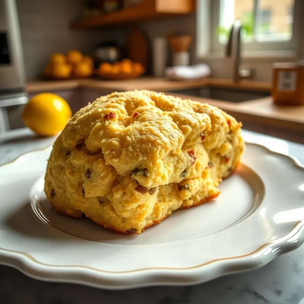 Delicious Vegan Lemon Chia Scones recipe