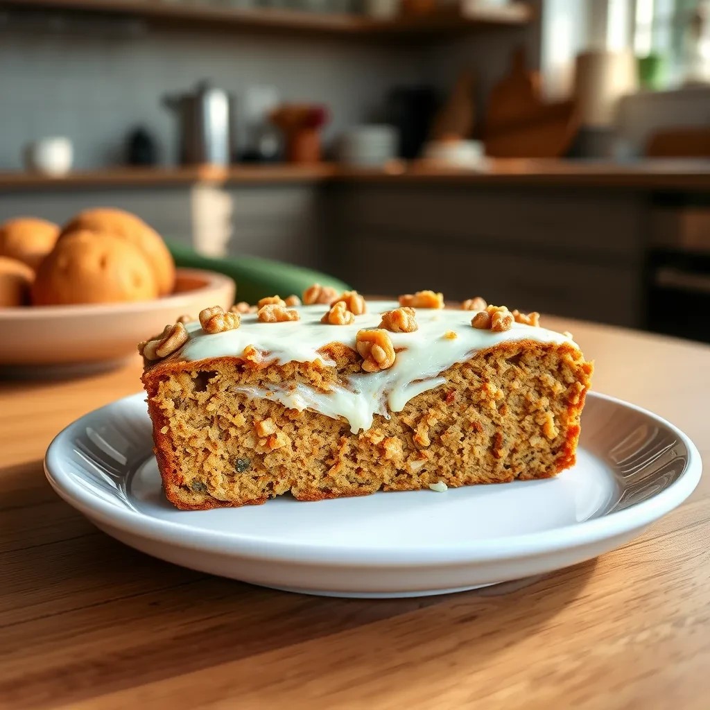 Delicious Zucchini Walnut Cake recipe