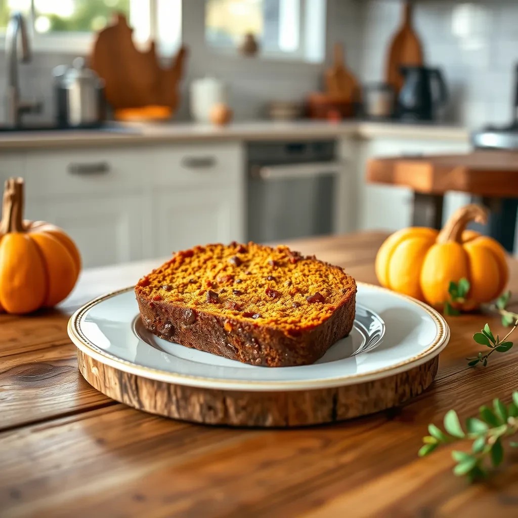 Deliciously Healthier Pumpkin Bread recipe