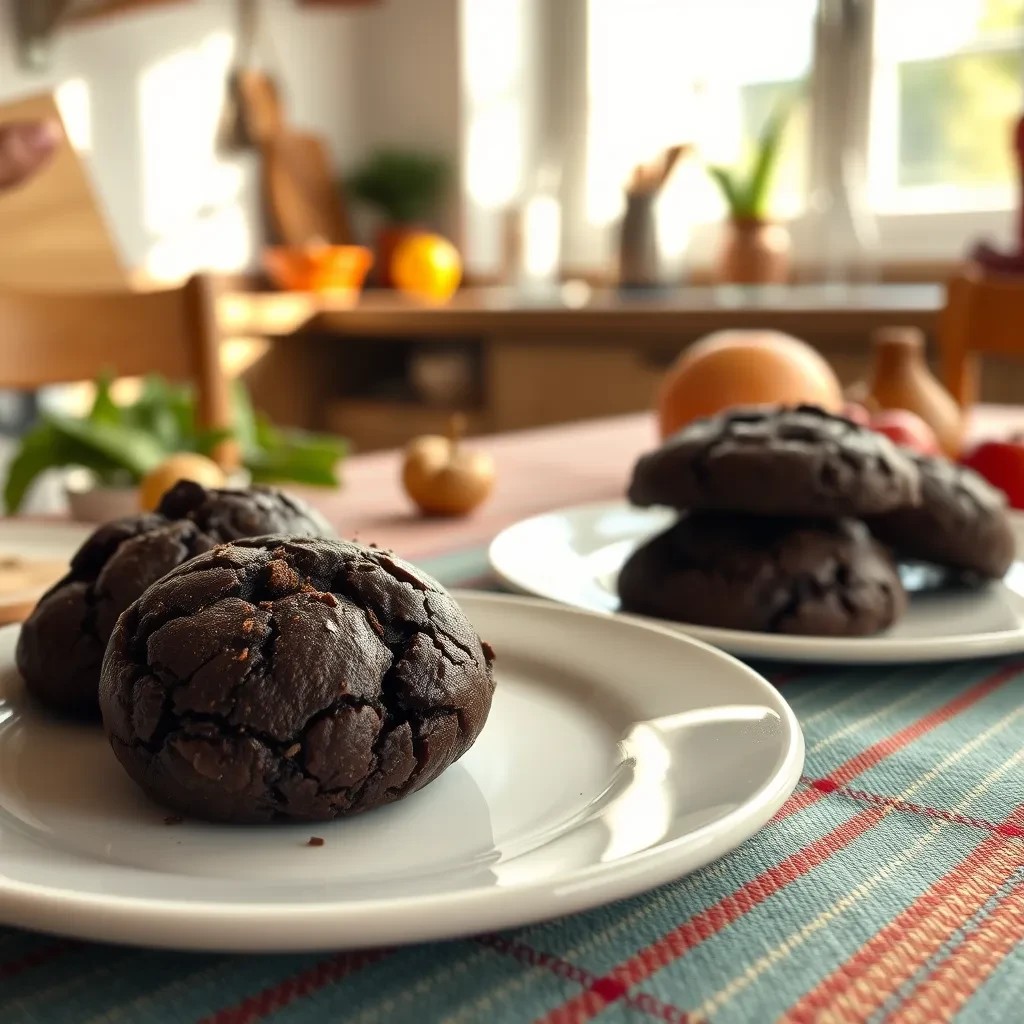 Dark Chocolate Hazelnut Cookies recipe