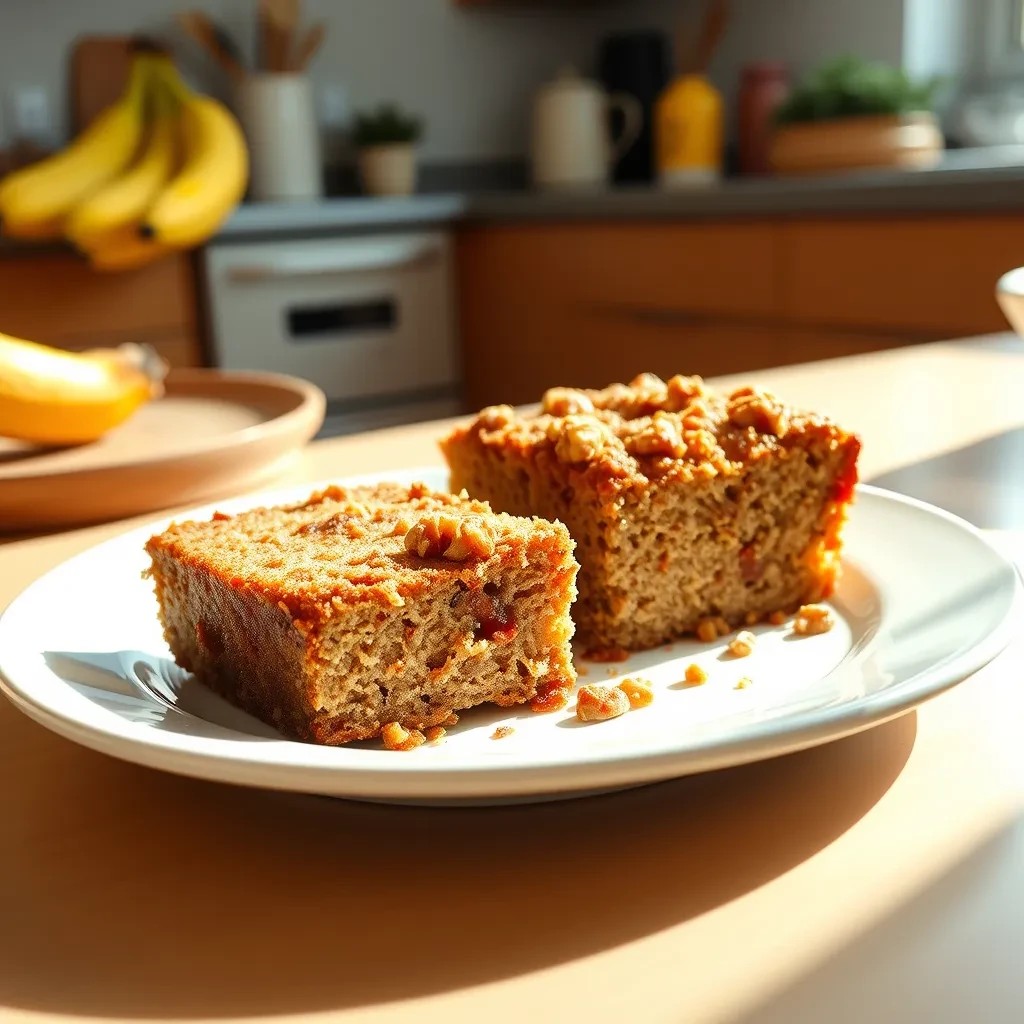 Easy Banana Walnut Cake recipe