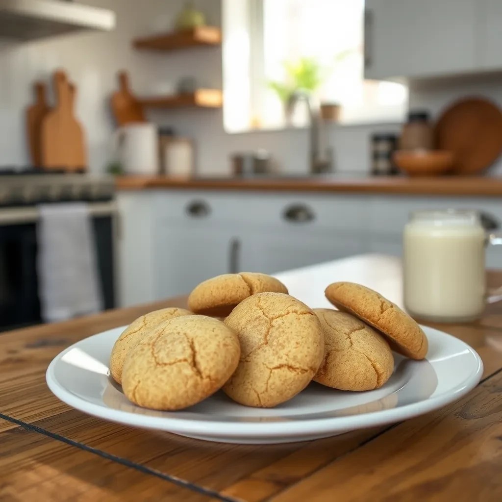 Eggnog Snickerdoodle Cookies recipe