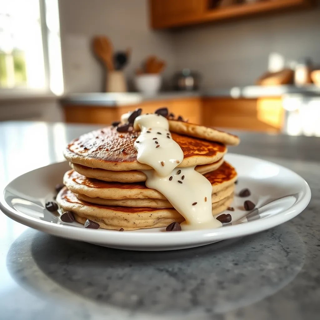 Flaxseed Soymilk Pancakes recipe