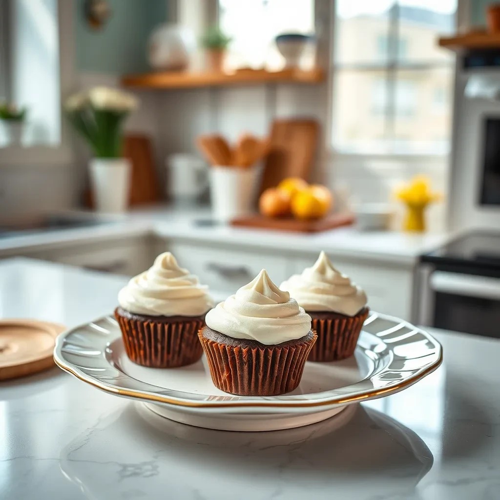 Frosted Chocolate Cone Cakes recipe