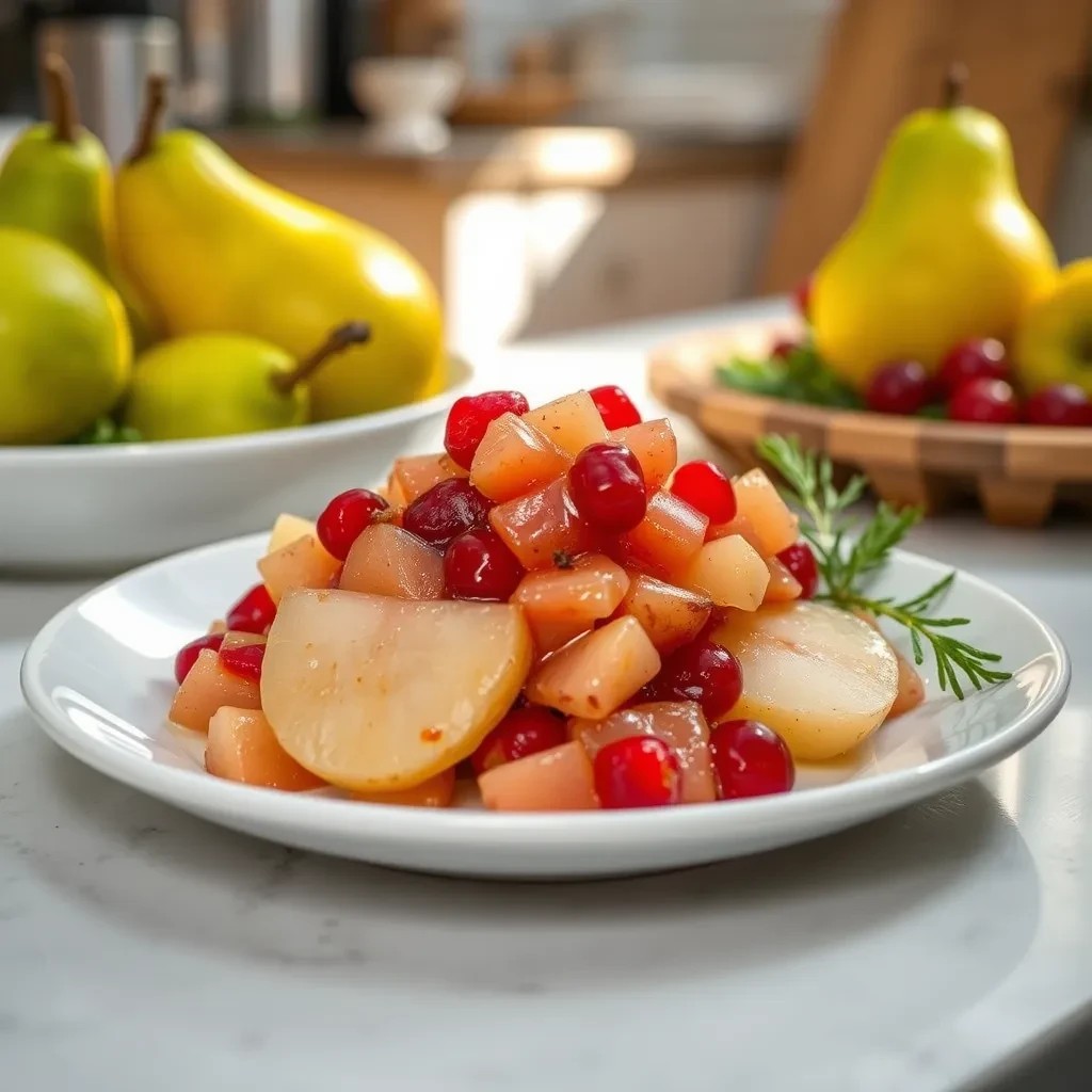 Ginger Pear Cranberry Sauce recipe