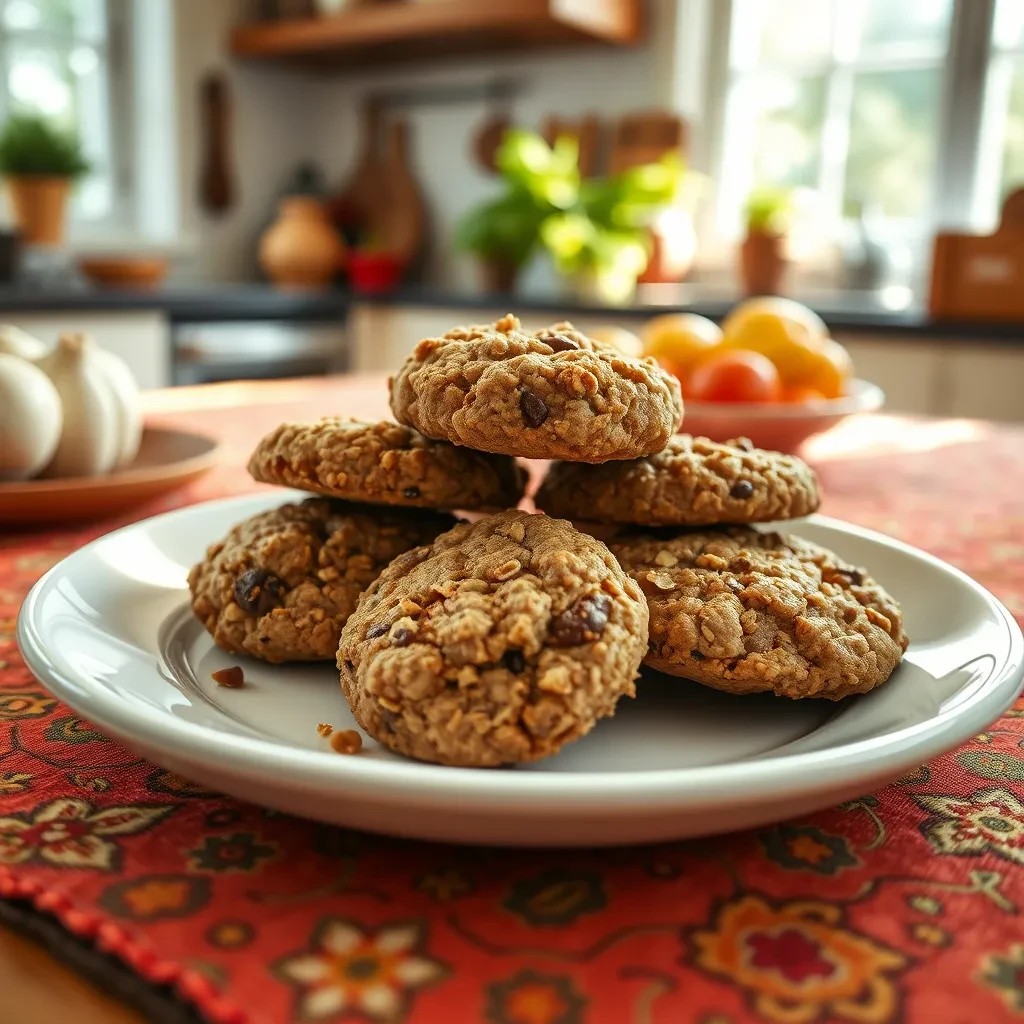 Gluten-Free Quinoa Oatmeal Cookies recipe