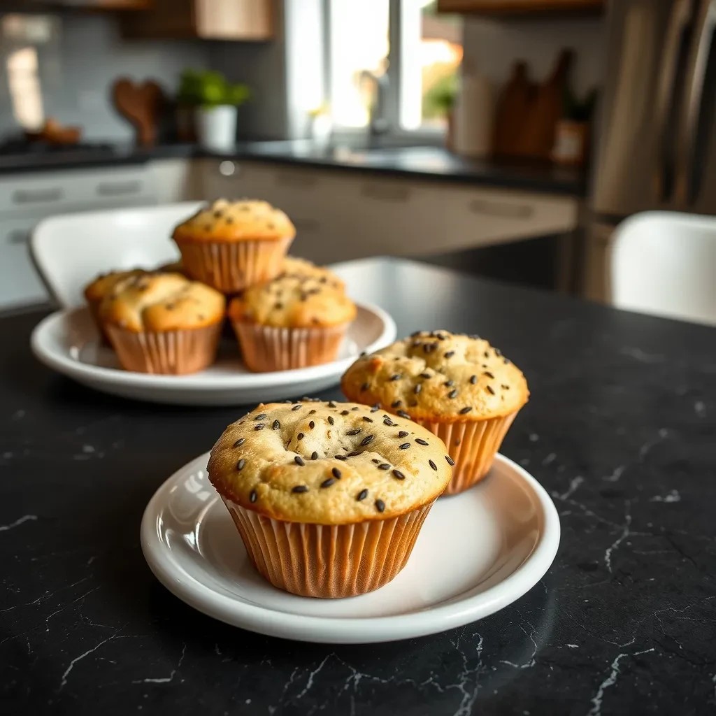 Greek Yogurt Poppy Seed Muffins Delight recipe