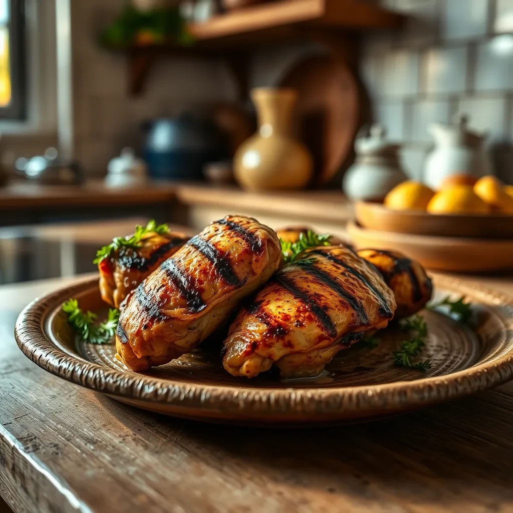 Grilled Buttermilk Chicken Thighs recipe